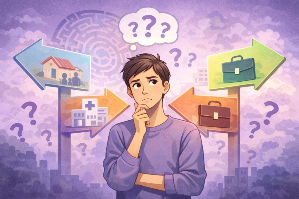 迷いから考える