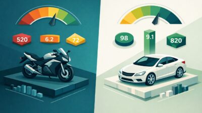 バイク保険の等級、自動車保険と同じだと思っていたら違った話