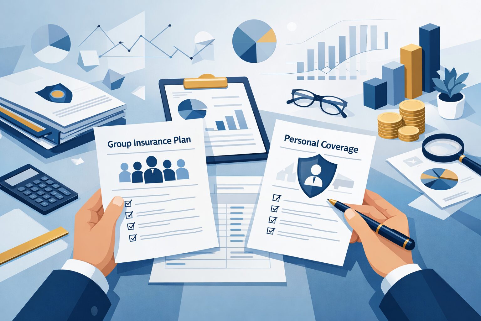 団体保険だけで足りるかどうか、何を基準に考えるか