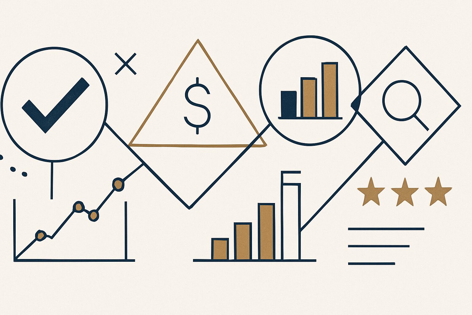5つの観点からの比較する際の視点