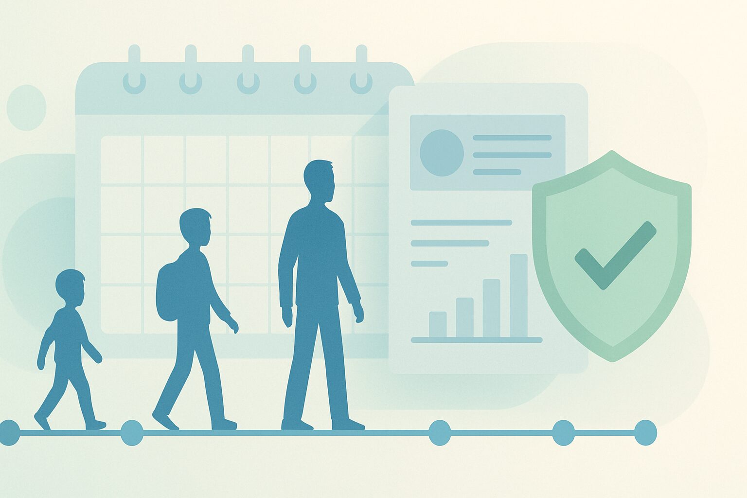 遺族基礎年金の受給期間（子どもの年齢が重要）