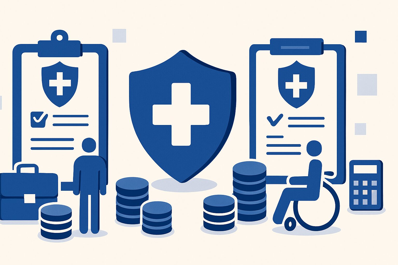 公的介護保険と民間介護保険：カバー範囲と役割の比較