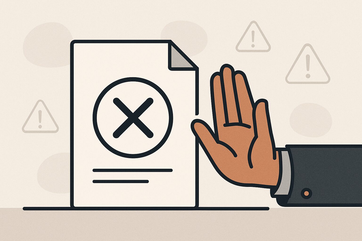 断る際に避けるべき対応