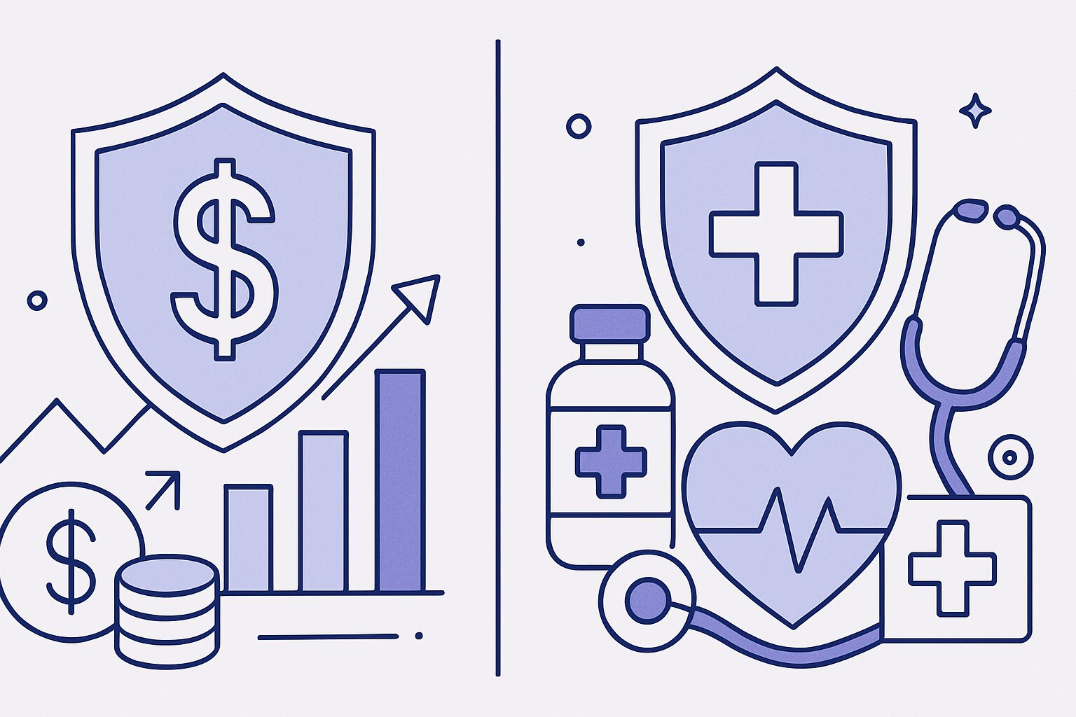 医療保険と生命保険の根本的な違い:備えるリスクが異なる
